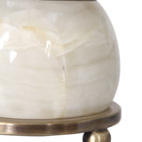Lighting Natania Plated Brass Buffet Lamp