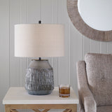 Lighting Neolithic Blue-Gray Table Lamp