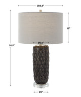 Lighting Nettle Textured Table Lamp