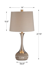 Lighting Niah Brushed Nickel Lamp