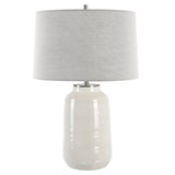 Lighting Odawa White Farmhouse Table Lamp