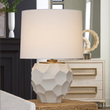 Lighting On Edge Chalk White Table Lamp