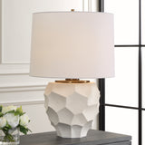 Lighting On Edge Chalk White Table Lamp