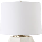 Lighting On Edge Chalk White Table Lamp