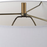 Lighting On Edge Chalk White Table Lamp
