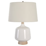 Lighting Opal Gloss White Table Lamp