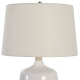 Lighting Opal Gloss White Table Lamp