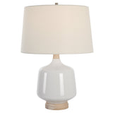 Lighting Opal Gloss White Table Lamp
