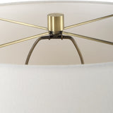 Lighting Out Of Time Seeded Glass Table Lamp