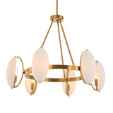 Lighting Oviform 6 Light Round Chandelier
