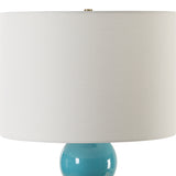 Lighting Palawan Blue Glaze Table Lamp