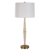 Lighting Palu Travertine Table Lamp