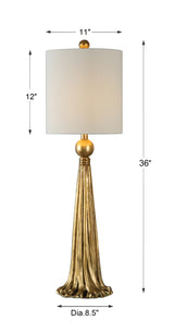 Lighting Paravani Metallic Gold Lamp