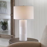 Lighting Patchwork White Table Lamp