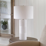 Lighting Patchwork White Table Lamp