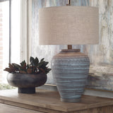 Lighting Pelia Light Aqua Table Lamp
