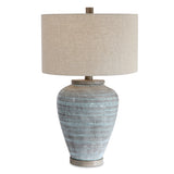 Lighting Pelia Light Aqua Table Lamp