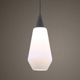 Eichler Single Light Mini Pendant // Black & Opal