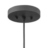 Eichler Single Light Mini Pendant // Black & Opal