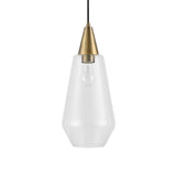Eichler Single Light Mini Pendant // Brass & Glass
