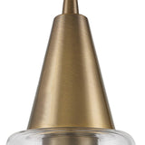 Eichler Single Light Mini Pendant // Brass & Glass