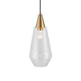 Eichler Single Light Mini Pendant // Brass & Glass