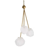 Geodesic 11 Light Pendant // Matte Brass