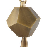 Geodesic 11 Light Pendant // Matte Brass