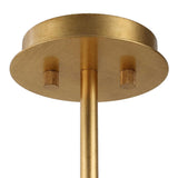 Golden Gate 8 Light Pendant // Gold Leaf