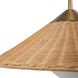 Lighting Phuvinh 1 Light Rattan Shade Pendant