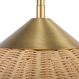 Lighting Phuvinh 1 Light Rattan Shade Pendant
