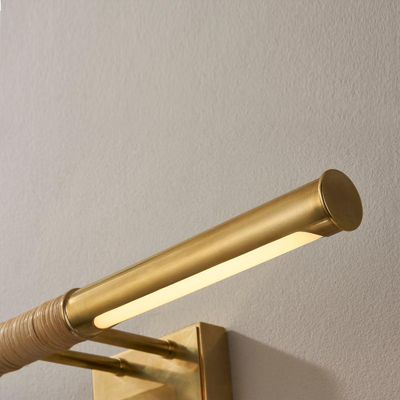 Lighting - Picture Light Hallstead 1 Light Picture Light // Aged Brass // Large 