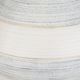 Lighting Potter Striped Ivory Blue Table Lamp