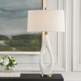 Lighting Promenade White Table Lamp