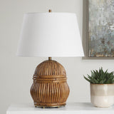 Lighting Reed Honey Rattan Table Lamp