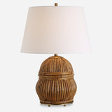 Lighting Reed Honey Rattan Table Lamp