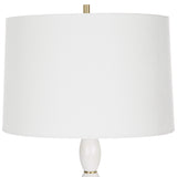 Lighting Regalia White Marble Table Lamp