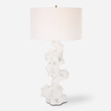 Lighting Remnant White Marble Table Lamp