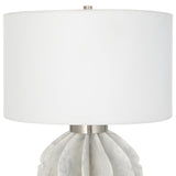 Lighting Repetition White Marble Table Lamp
