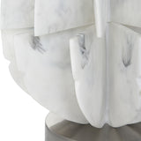 Lighting Repetition White Marble Table Lamp
