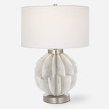 Lighting Repetition White Marble Table Lamp