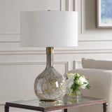Lighting Rhine Brown Glass Table Lamp