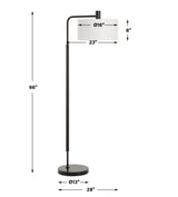 Lighting Richie Black Floor Lamp