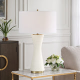 Lighting Ridgeline Matte White Table Lamp