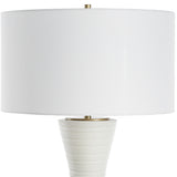 Lighting Ridgeline Matte White Table Lamp