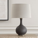 Lighting Rimini Black Glaze Table Lamp