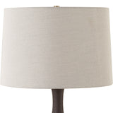 Lighting Rimini Black Glaze Table Lamp