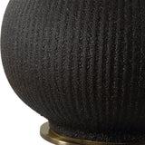 Lighting Rimini Black Glaze Table Lamp