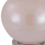 Lighting Rosa Pink Glass Table Lamp