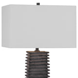 Lighting Sanderson Metallic Charcoal Table Lamp